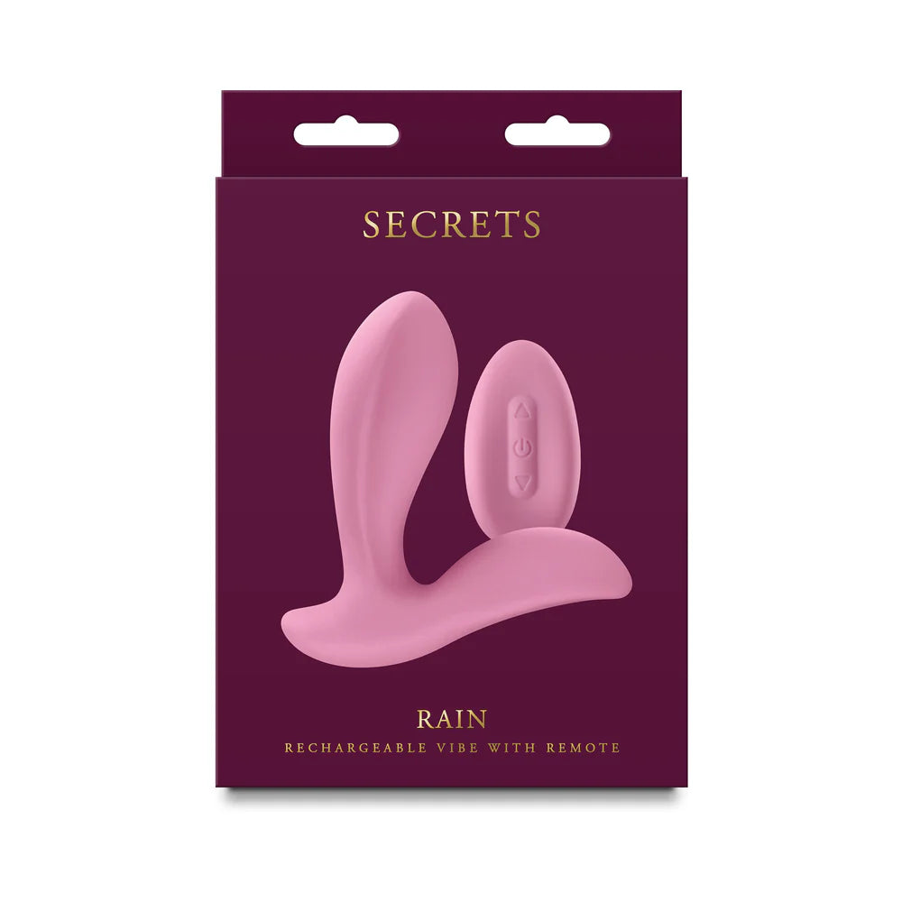 Secrets Rain Insertable Vibe w Remote