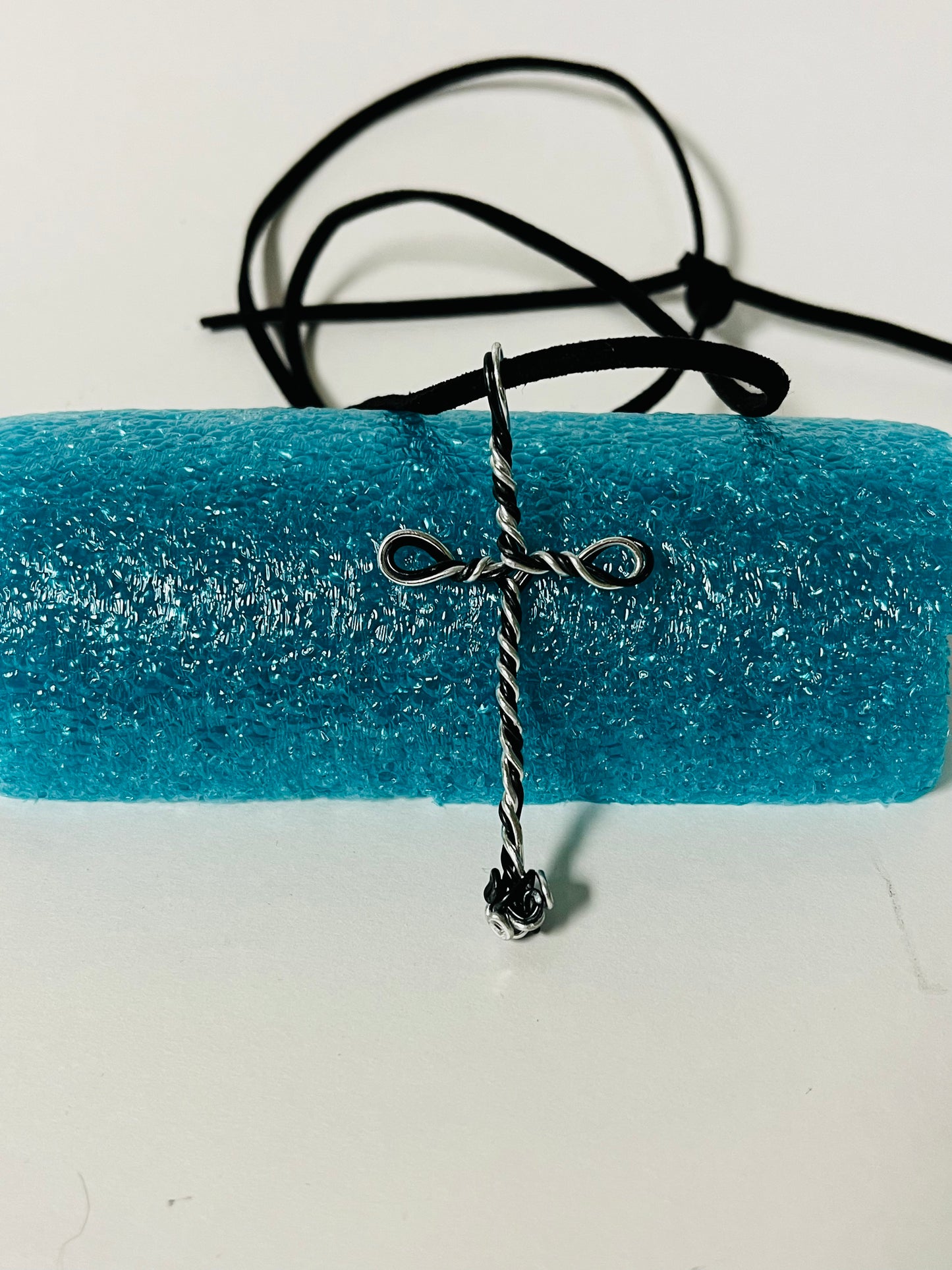 Steel Cross Necklace