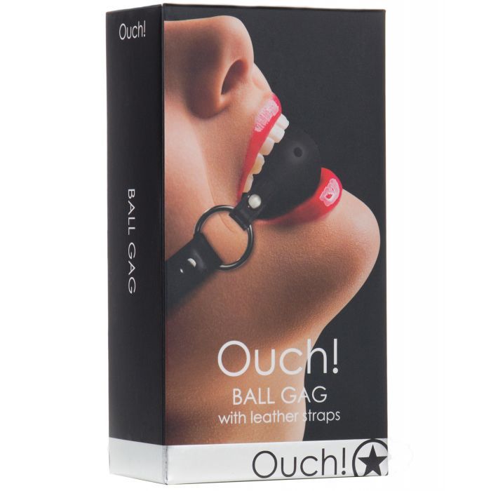 Shots Leather Ball Gag