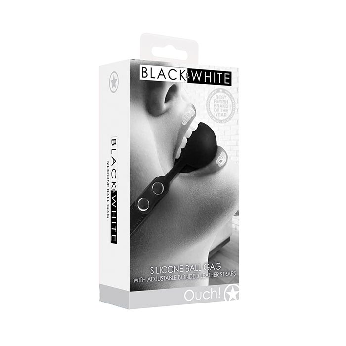 Shots B&W Silicone Ball Gag