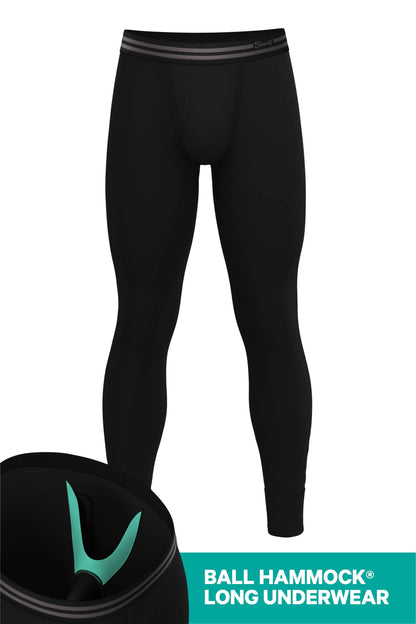 Ball Hammock® Men's Long Johns | The Threat Level Midnight