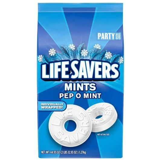 Life Savers Pep-O-Mint Breath Mints Individually Wrapped 363 Pieces