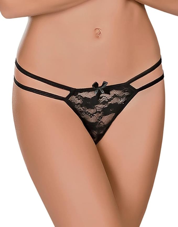 Exposed Lace Crotchless panties (3 options)