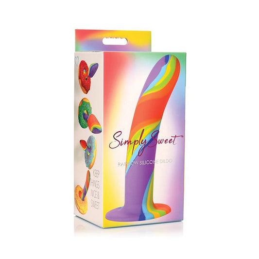 Simply Sweet Rainbow Dildo