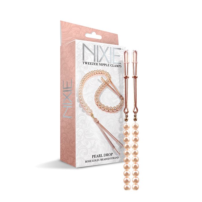 Nixie Pearl Drop Tweezer Nipple Clamps
