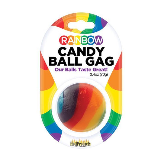 Rainbow Candy Ball Gag
