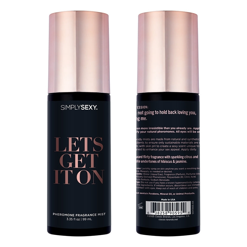 Simply Sexy Pheromone Body Mist