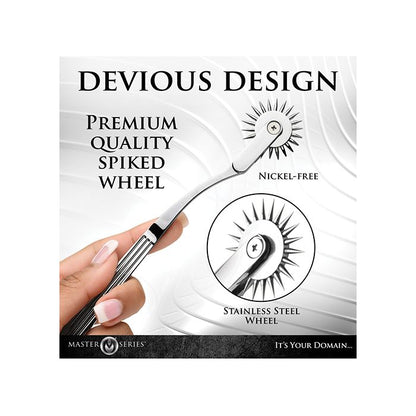 Master Series Silver Sensation Wartenberg Wheel - Silver