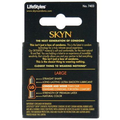 SKYN Elite Large Condoms -3 pk