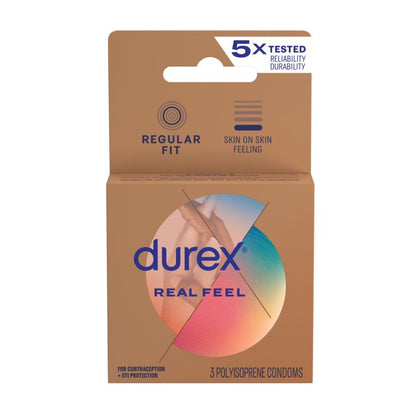 Durex Real Feel Non Latex Condoms - 3 Pack