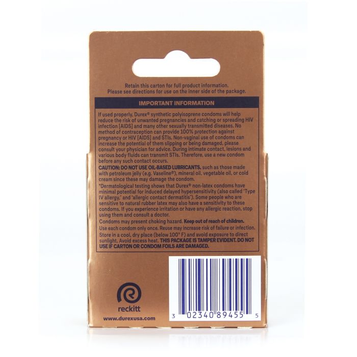 Durex Real Feel Non Latex Condoms - 3 Pack