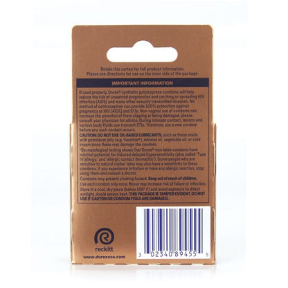 Durex Real Feel Non Latex Condoms - 3 Pack