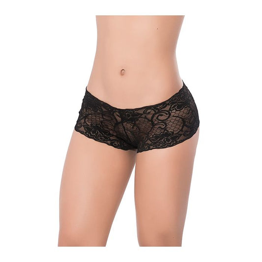 Lace Boyshort Black