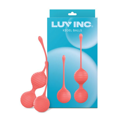 Luv Inc. Silicone Kegel Ball Set - Coral