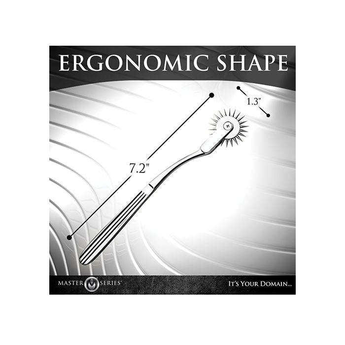 Master Series Silver Sensation Wartenberg Wheel - Silver