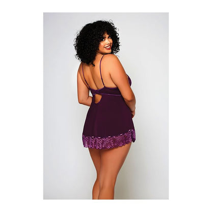 Cross Dye Babydoll & G-String