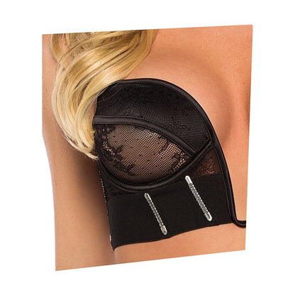 Belle Chantilly Lace and Satin 2 pc Bustier Set