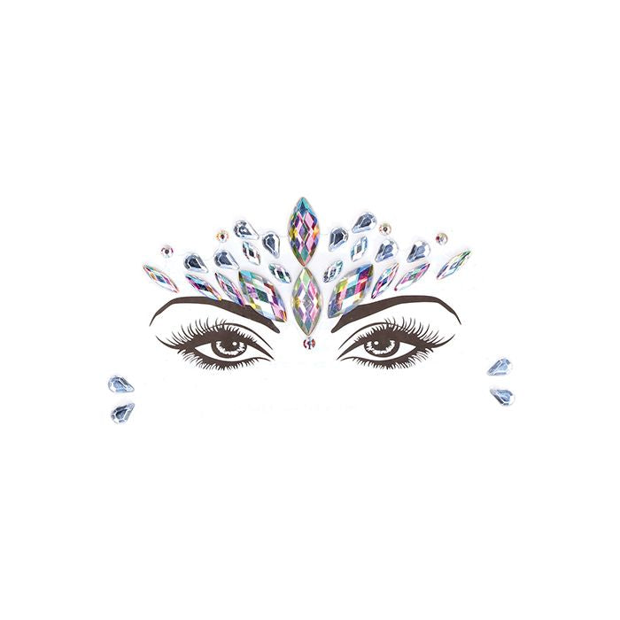 Bliss Dazzling Crowned Face Bling Sticker