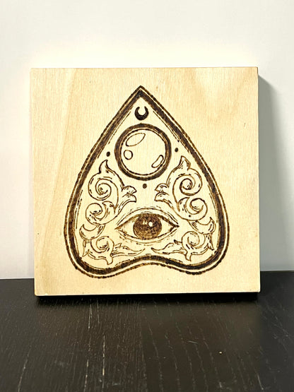4x4 Wood Burned Art