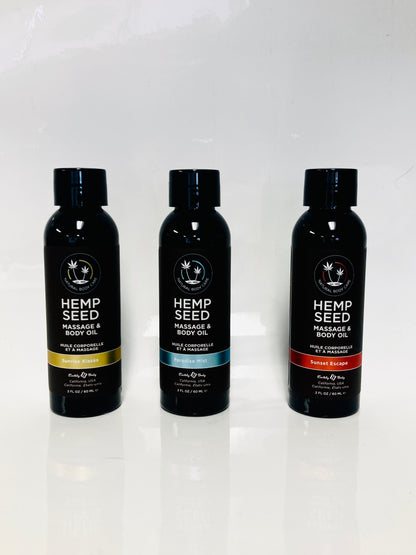 Earthly Body Massage Oil 2 oz
