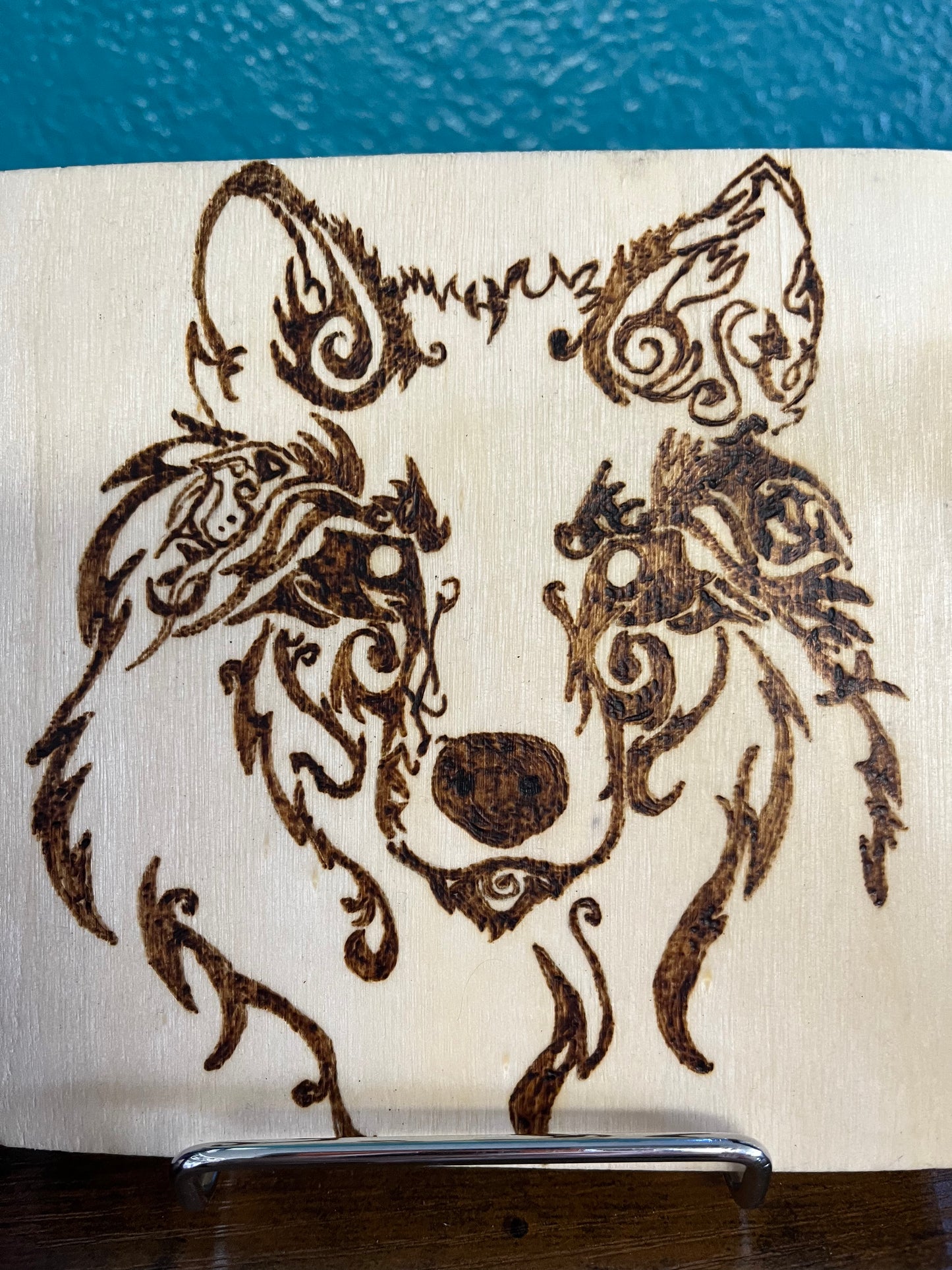 4x4 Wood Burned Art
