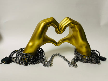 Chain Me Too Gunmetal Cuff Set