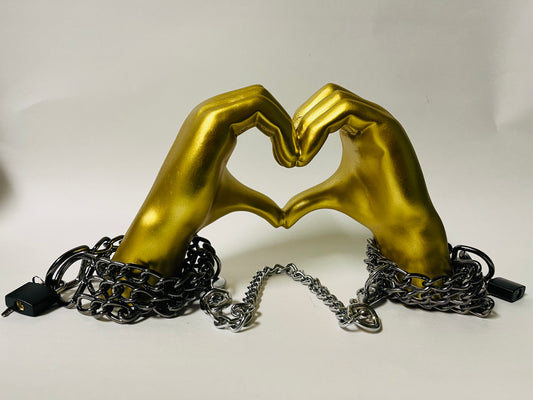 Chain Me Too Gunmetal Cuff Set