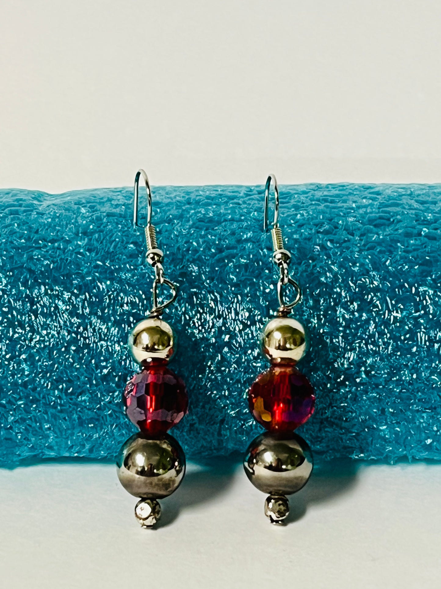 Steel Bead earrings
