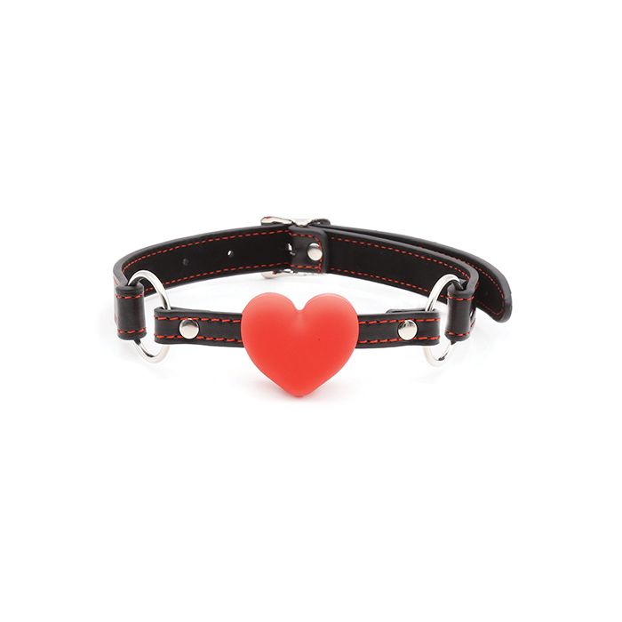 Plesur Silicone Heart Ball Gag