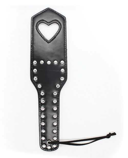 Plesur Cut-Out Heart w/Studs Paddle