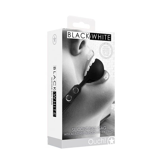 Shots B&W Silicone Ball Gag