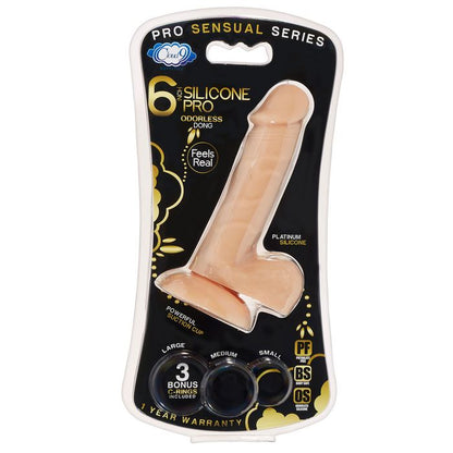 Pro Sensual Silicone Dildo w/ C-Rings